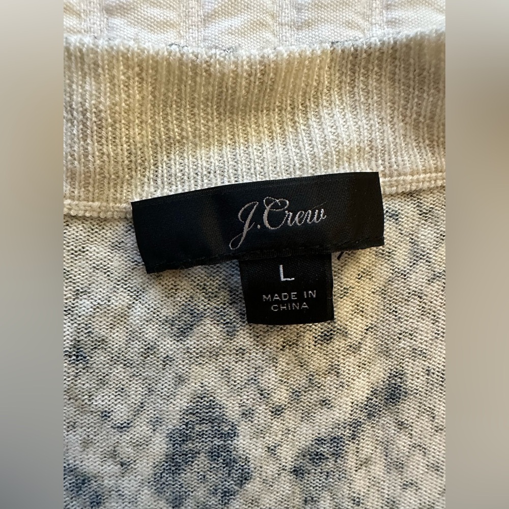 J. Crew Tippi Sweater Snakeskin Python Merino Woo… - image 7